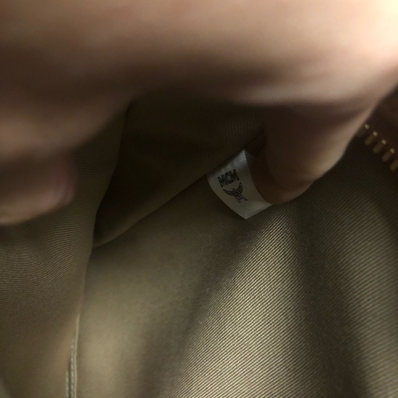 NWT MCM Camel/Black Backpack - Picture 8 of 8